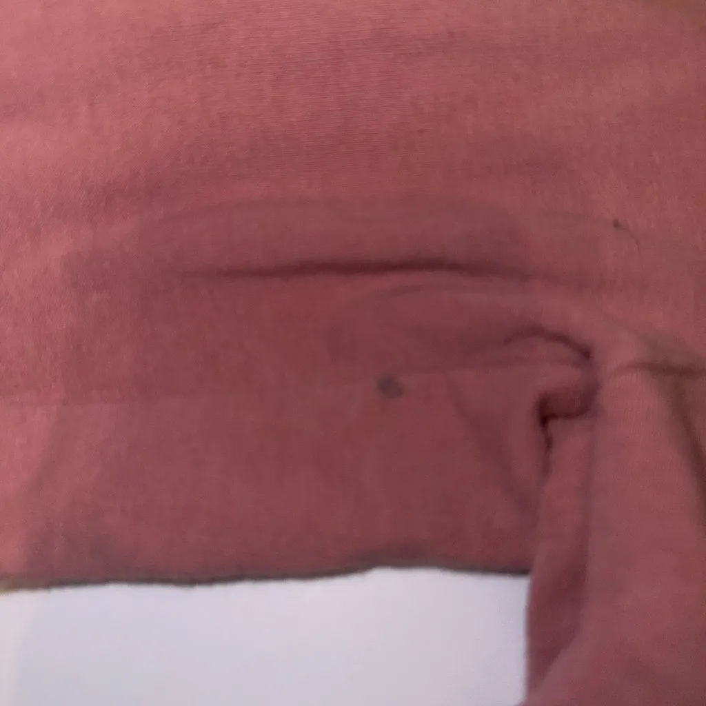 Ever Hottie Santa Monica California Cropped Hoodie Pink Graphic Sweatshirt M Top - Image 9