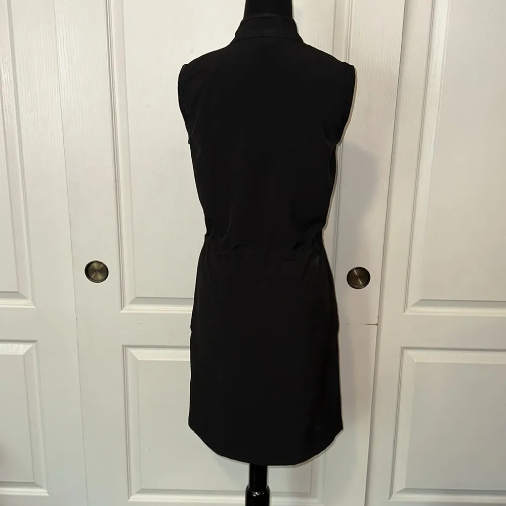 BLACK DAILY SPORTS SWEDEN QUARTER ZIP SLEEVELESS ATHLETIC DRESS - Image 4