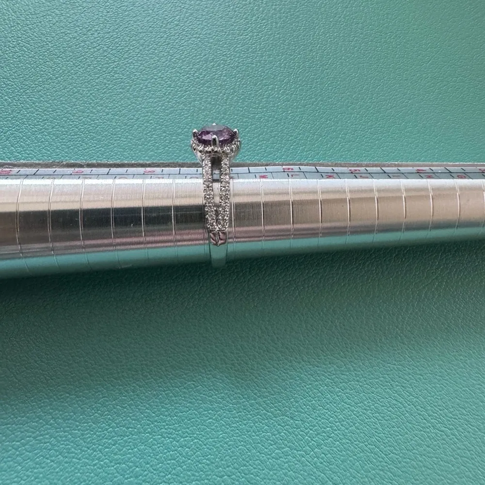 Fragrant jewels Purple and Silver ring. NWOT. Size 7 - Image 2