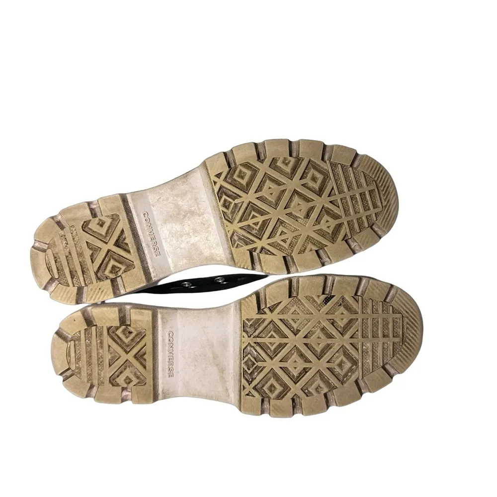 Converse Chuck Taylor All Star Womens Black&White Size 8.5 Lugged High Top Shoes - Image 10