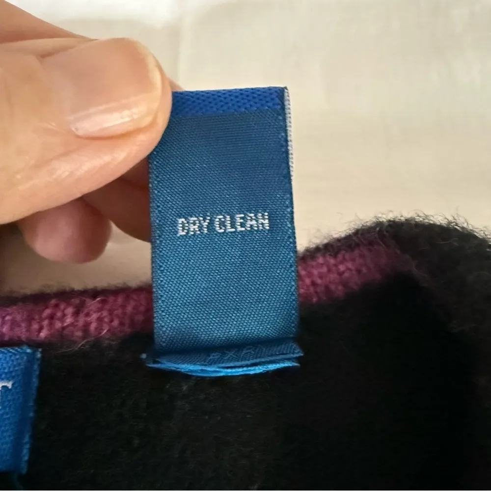 Karen Scott Sport Women’s Black Medium Wool Satin Button Cardigan Gifts Casual - Image 5