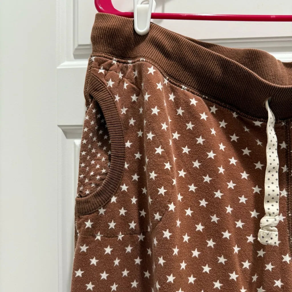 Nick & Nora Brown Star Western Cowgirl Lounge Pants Pajama Pants - Image 3