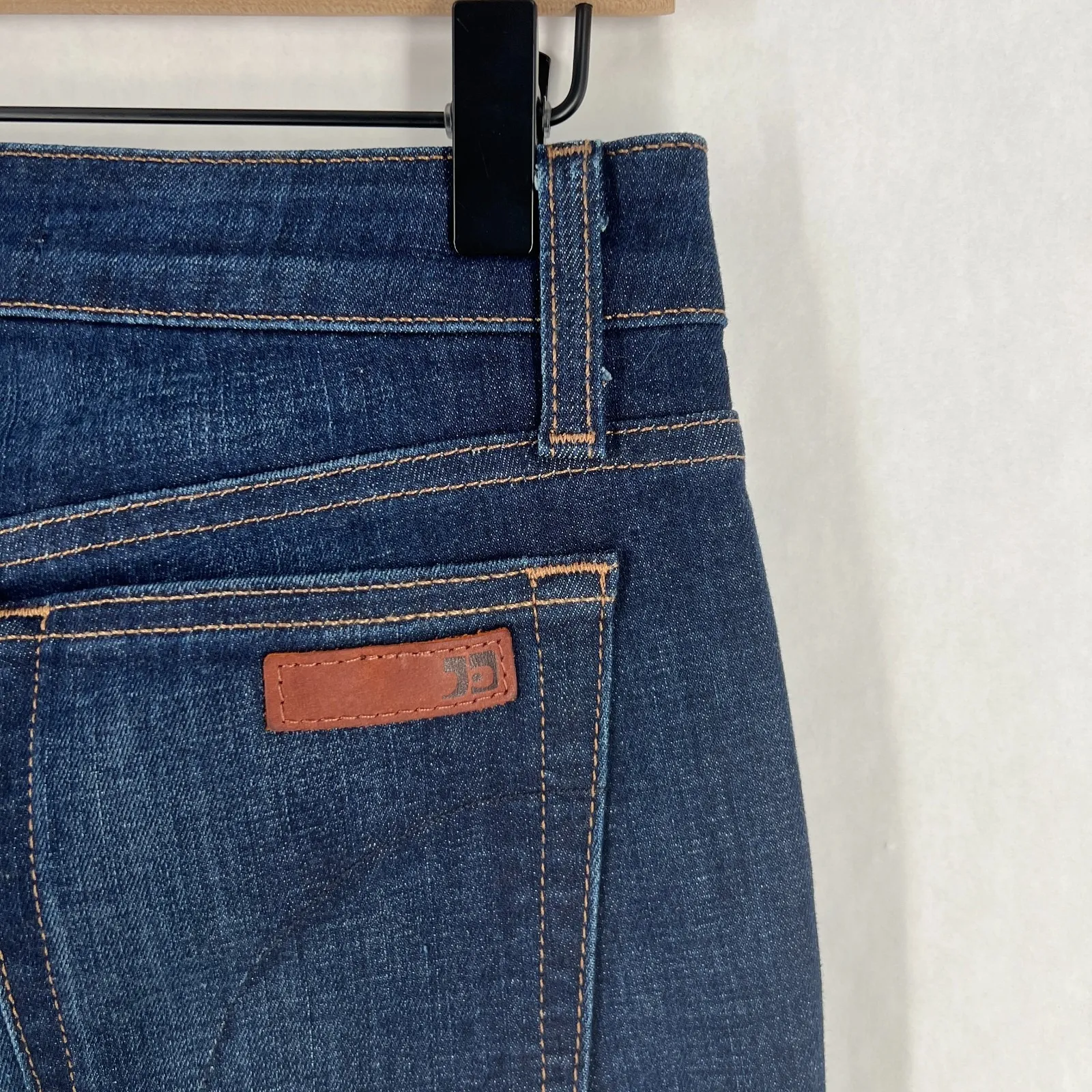 Joe's Ankle Skinny Jeans Womens 28 Blue Denim Cotton Stretch Dark Wash Mid Rise - Image 6