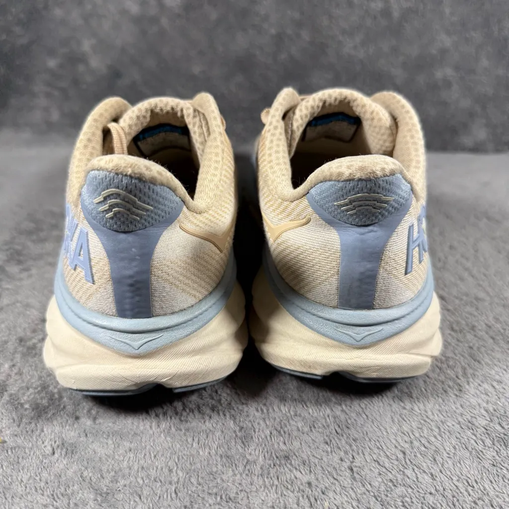 Hoka One One Clifton 9 Shoes Women Sz 7 Oak Alabaster Athletic Running Sneaker - Image 3