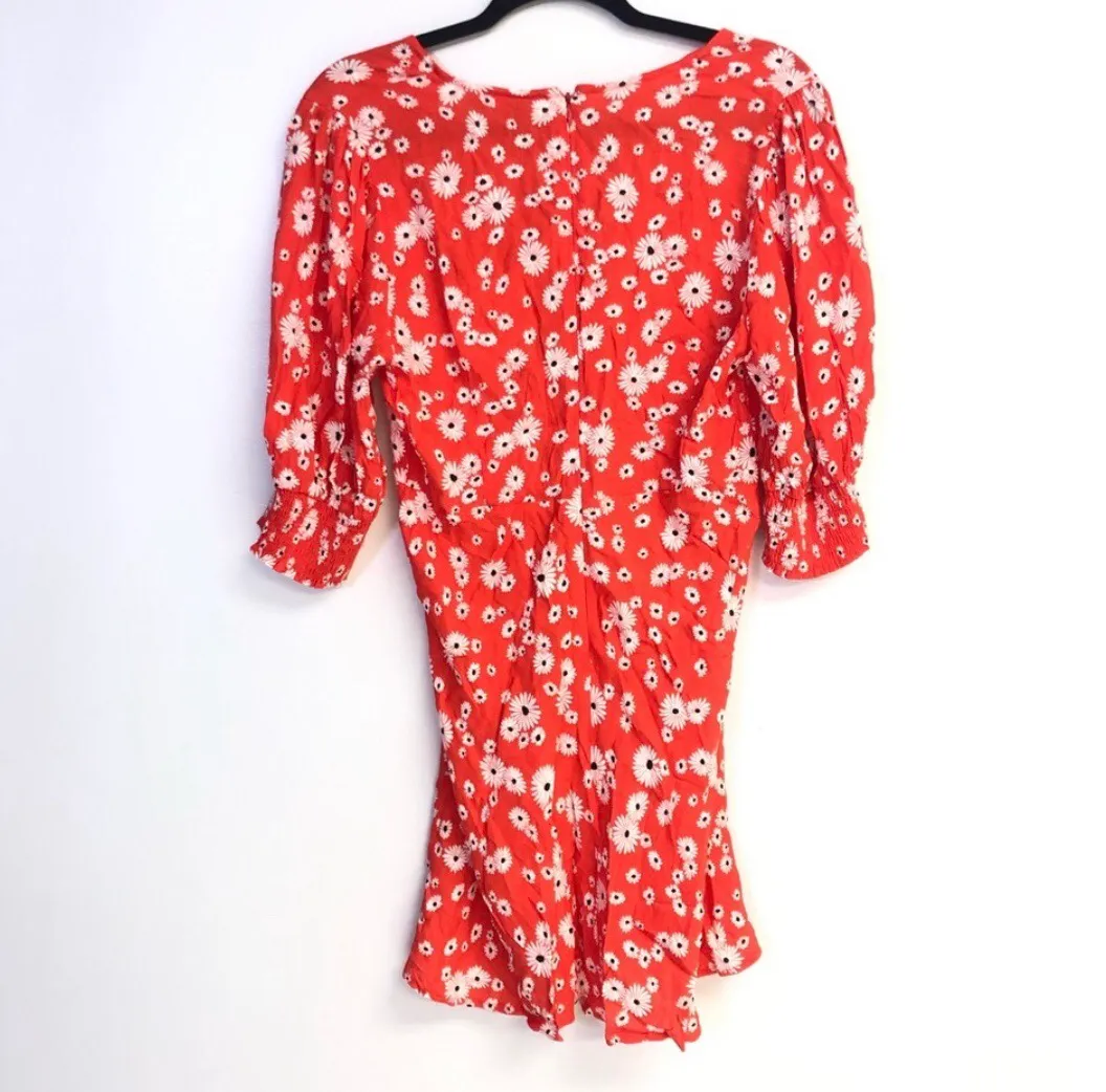 NWT RIXO Red Daisy Swing Dress - Image 6