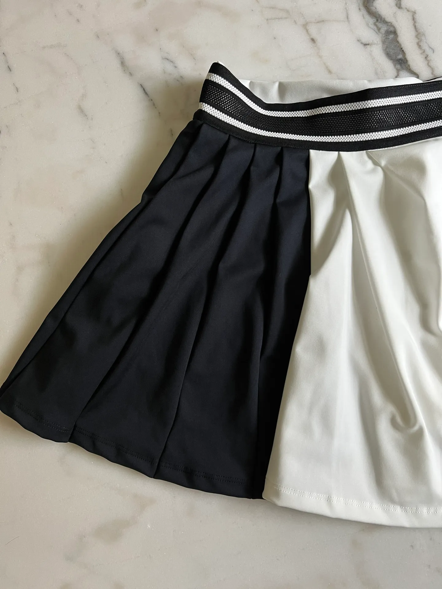 Round Robin Black White Colorblock Skort - Image 7