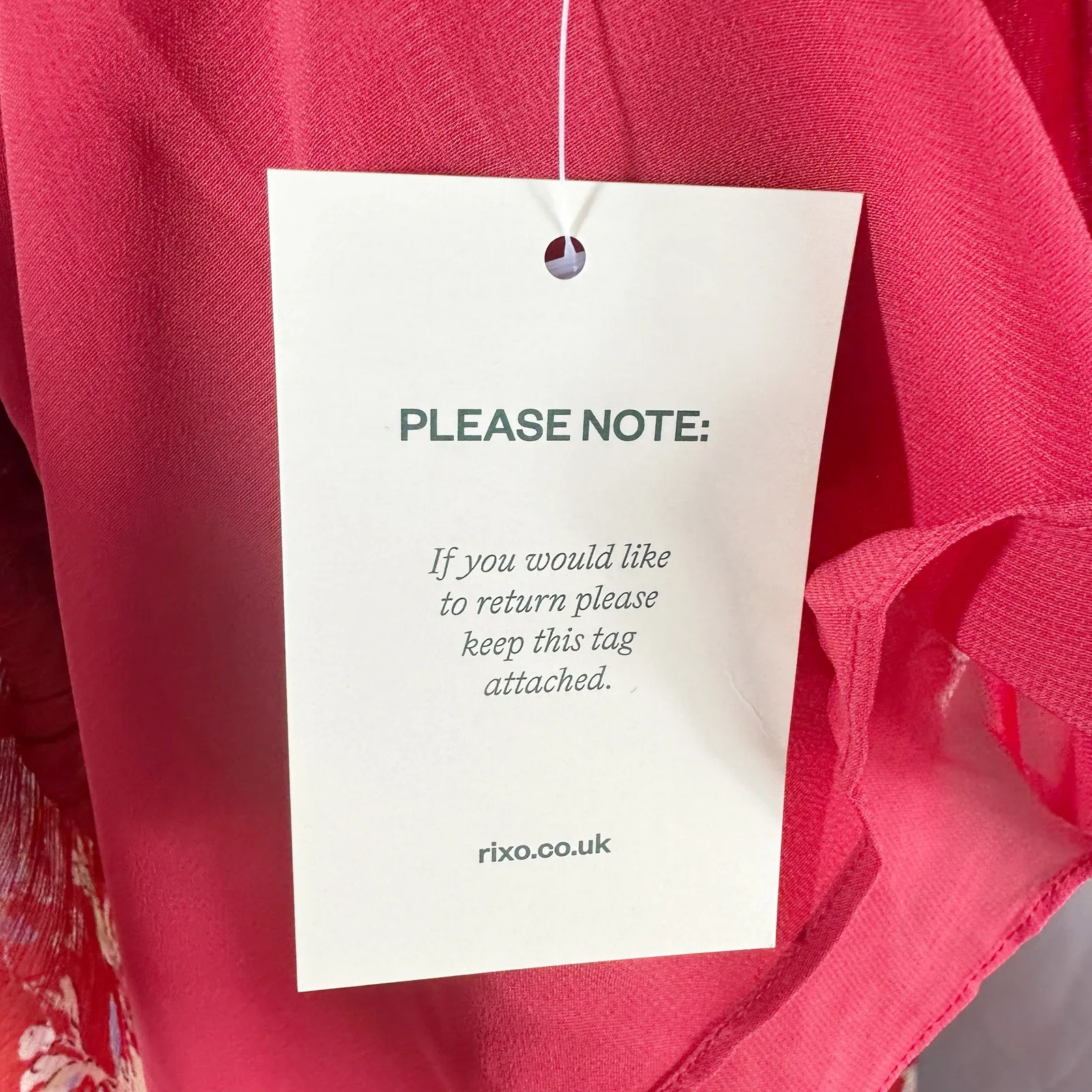 Rixo Elsie Chiffon Midi Dress in Red Bouquet Floral Merlot Size XS - Image 3