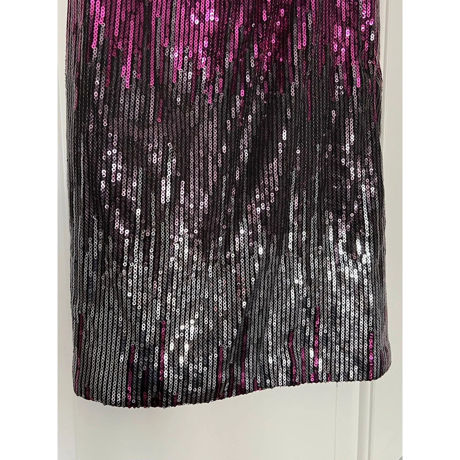 Charlotte‎ Russe One Shoulder Dress, Stretchable Bodycon Multicolor Size Small - Image 4