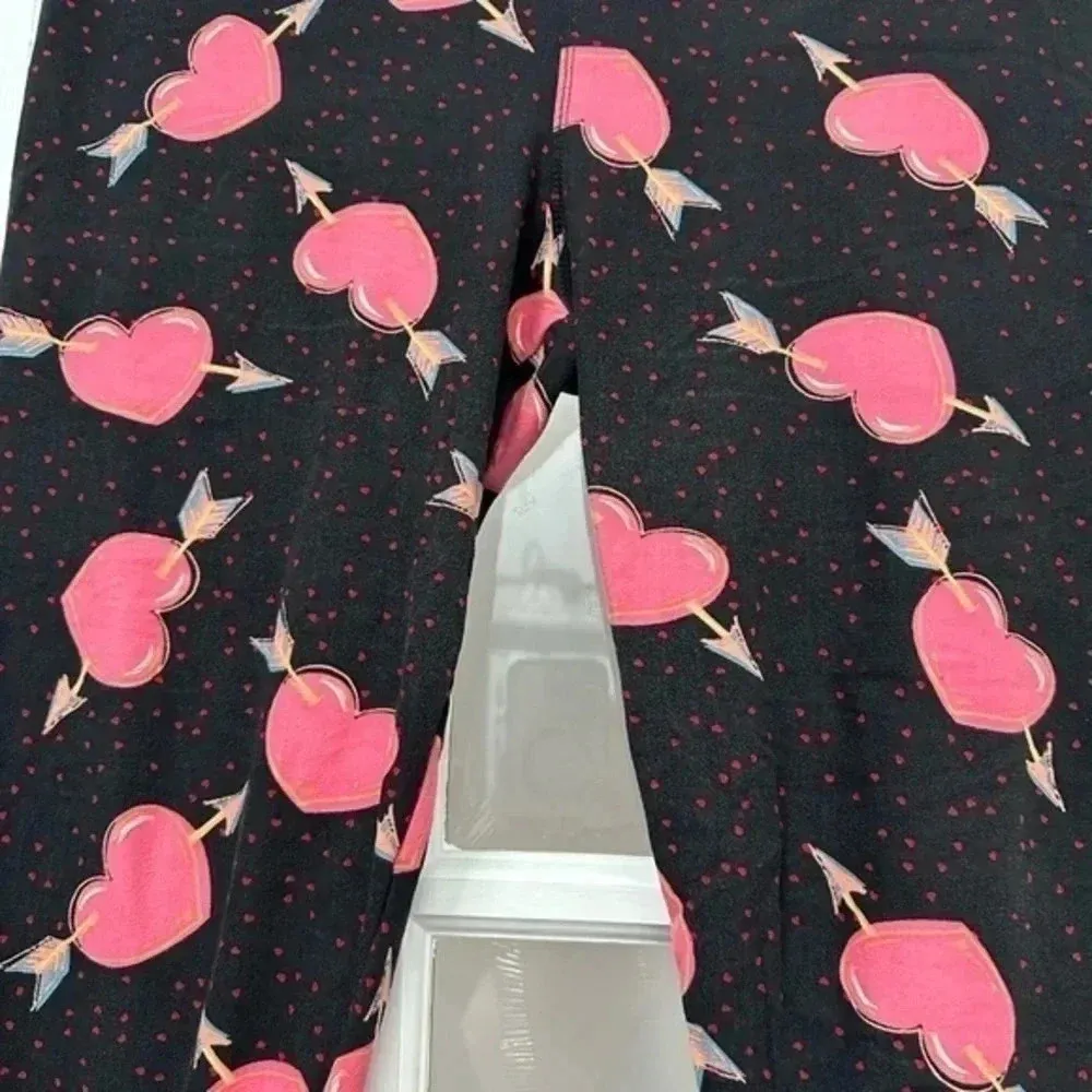 LuLaRoe TC Tall & Curvy Valentines Day Hearts Love Leggings Fits Size L - 1X - Image 2