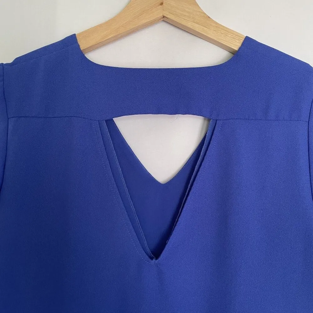 Dahlya royal blue sleeveless sheath v - Image 9