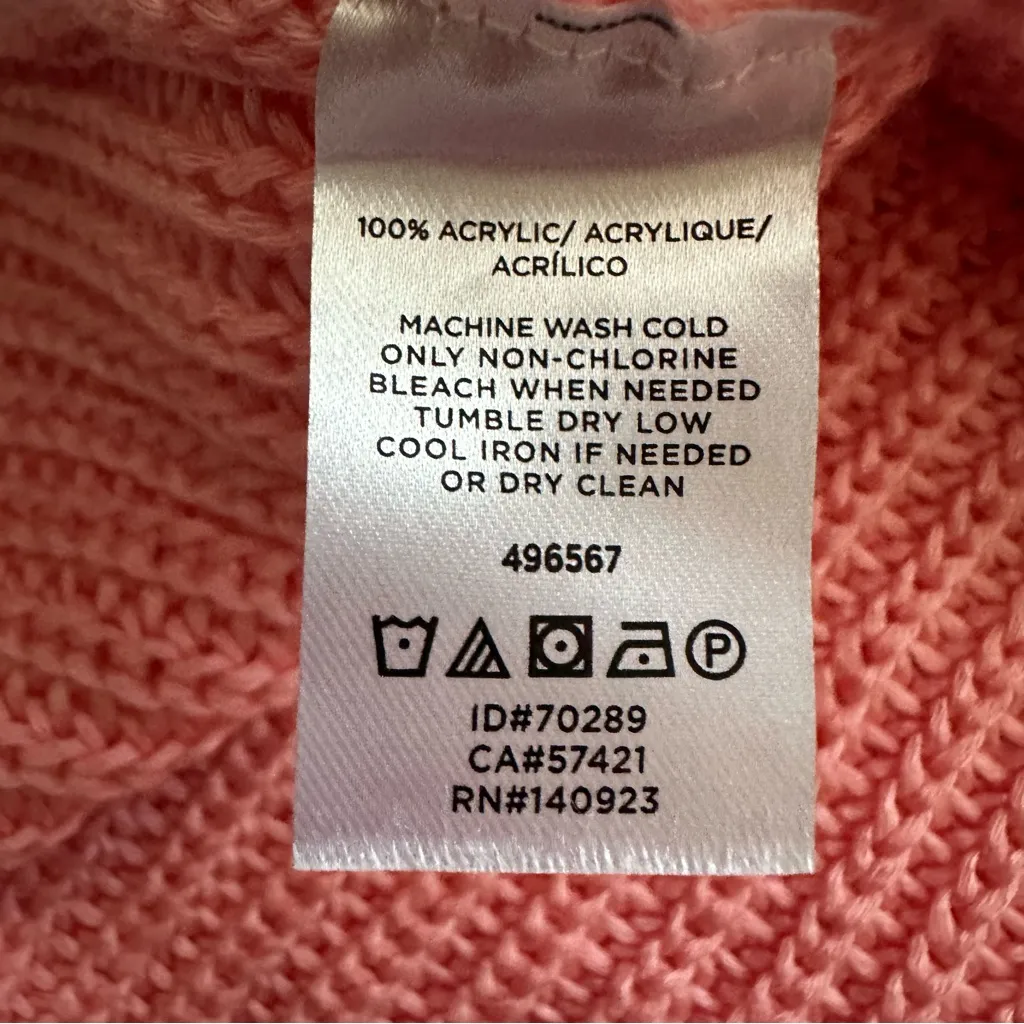 LOFT Women's Pink Knit Tank Top Size S - Image 9