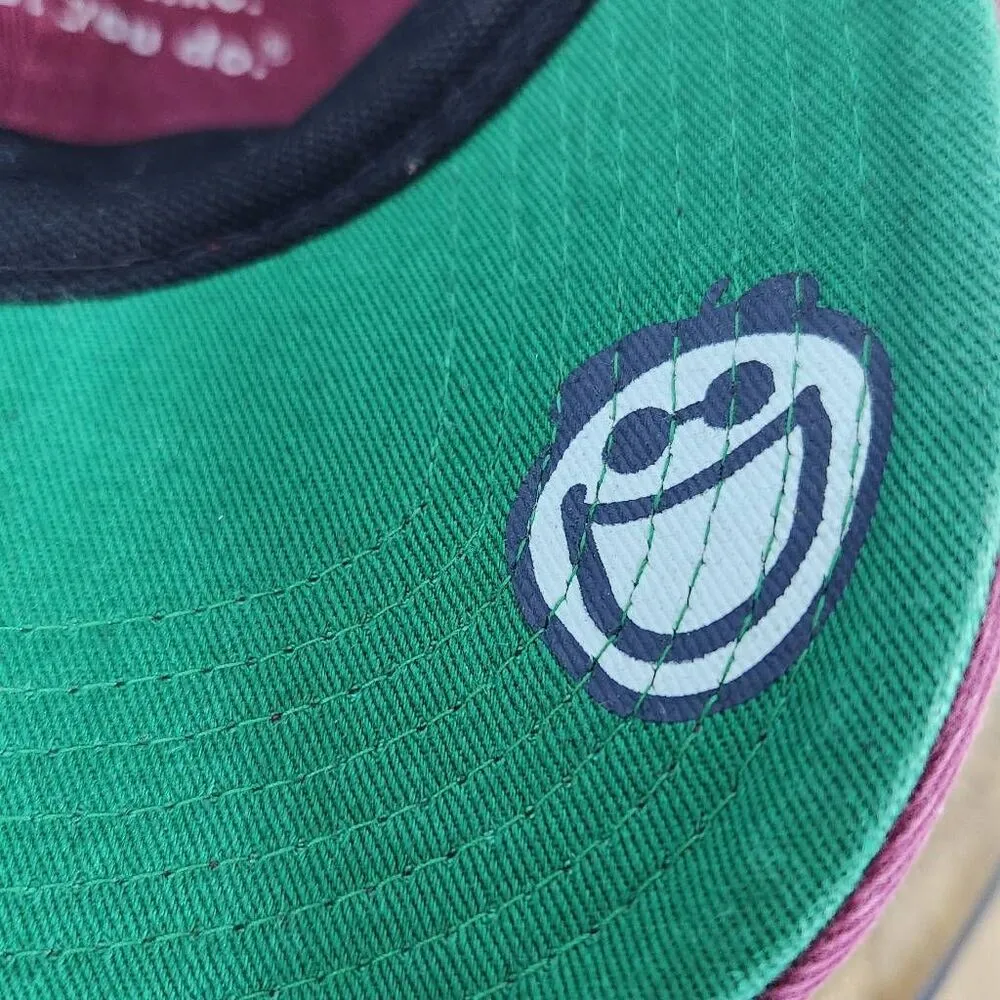 Life is Good Burgundy Vintage Style Baseball Cap One Size Oxblood Baseball Cap - Image 6