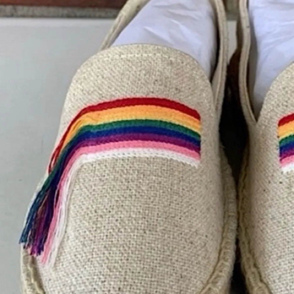 NWT Anthropologie/Soludos Traditional Handcrafted Rubber &Cotton Espadrilles - Image 8