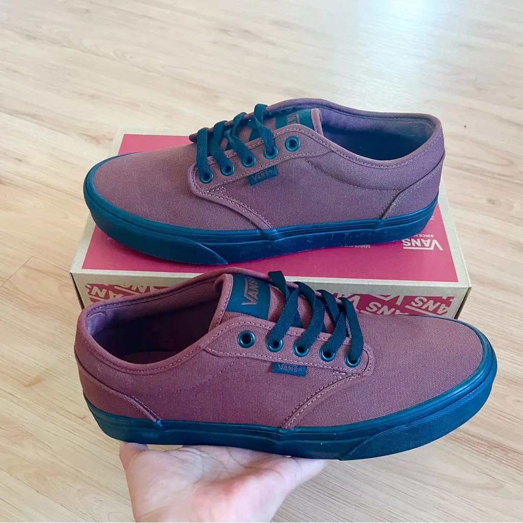 Vans Atwood Mixed Canvas Root Beer Mens 8.5 US Women 10.0 US - Image 2