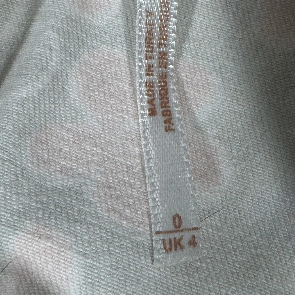 Free People Floral Cotton Blend Mini Skirt in Green and Pink Size 0 - Image 6