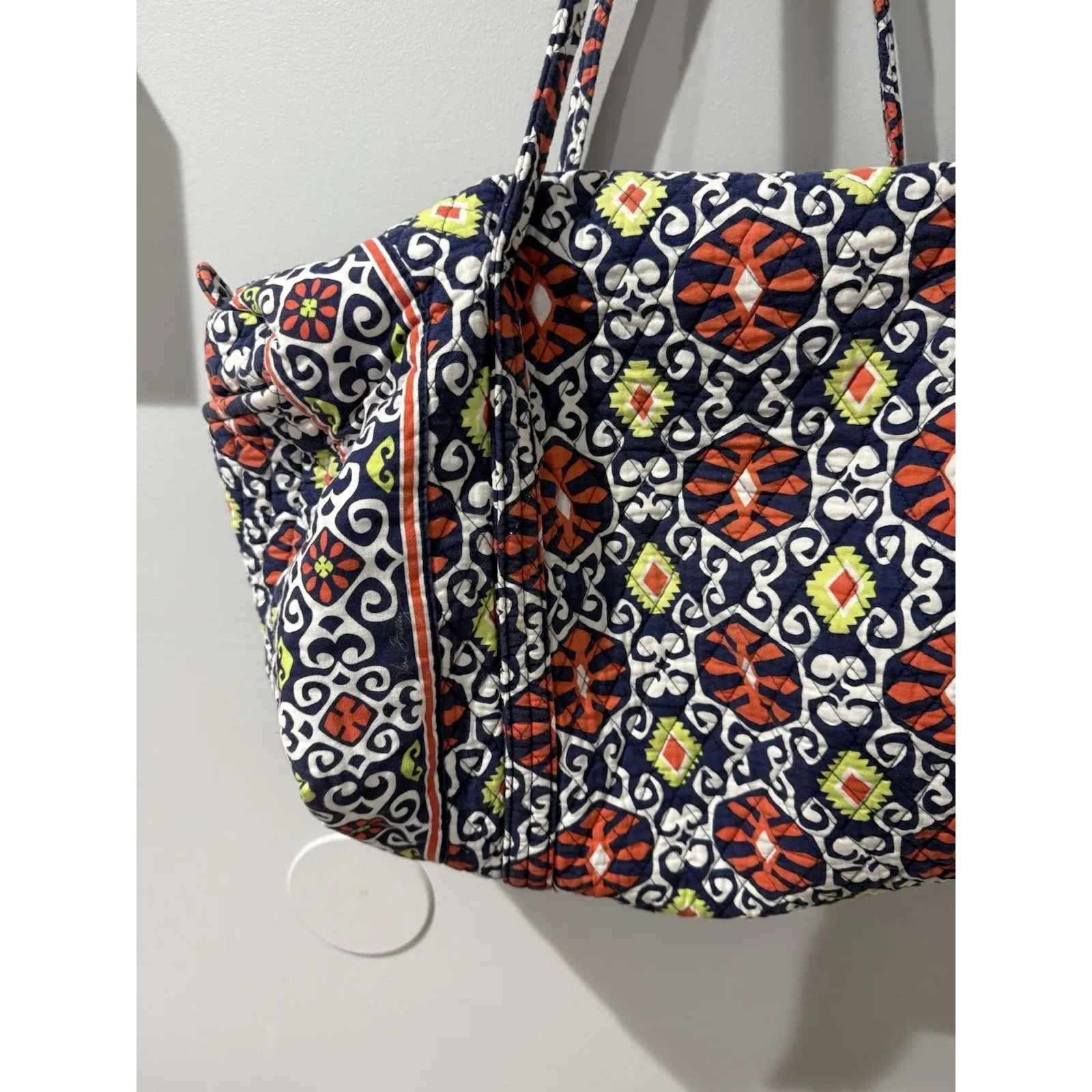 Vera Bradley Womens Sun Valley Pattern Travel Duffel Bag Multicolor‎ READ - Image 5