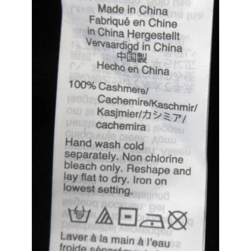 NWT J.Crew Cashmere Crewneck Sweater in Ink Navy Flying Lobsters Print XS - Image 5