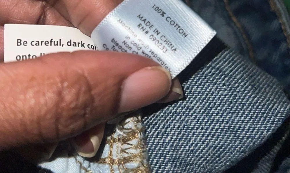 Pacsun 100% Cotton Distressed Denim Blue Women's Shorts size 25 - Image 12