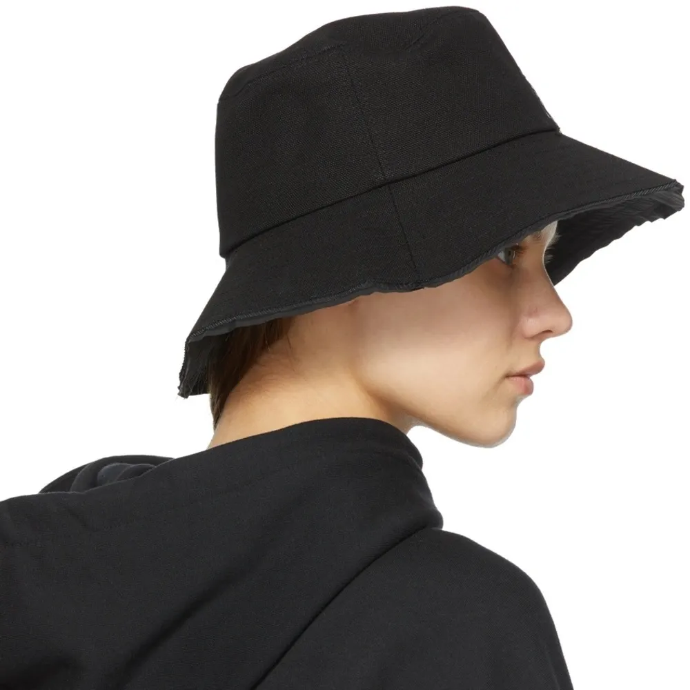 Ader Error Black Logo Bucket Hat - Image 8