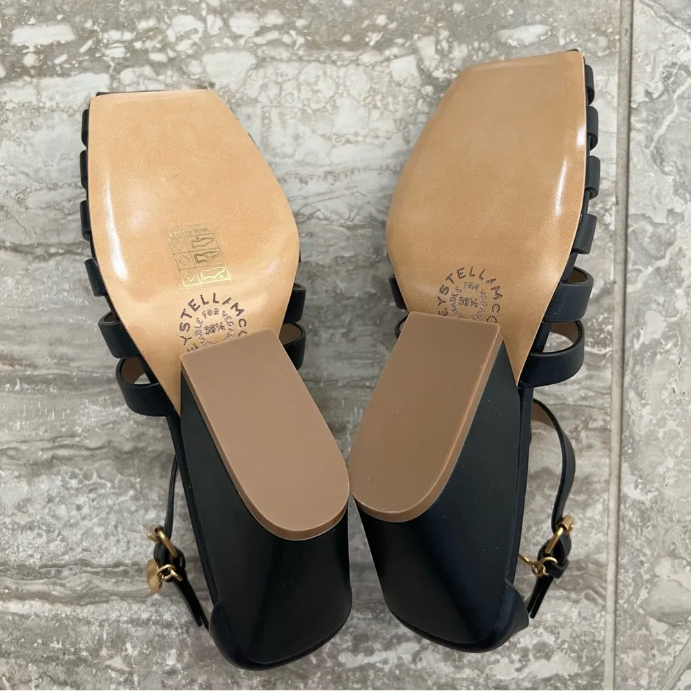 Stella McCartney Cowboy Fisherman High Heel Wedge Sandals 39 New+DustBag $1045 - Image 10