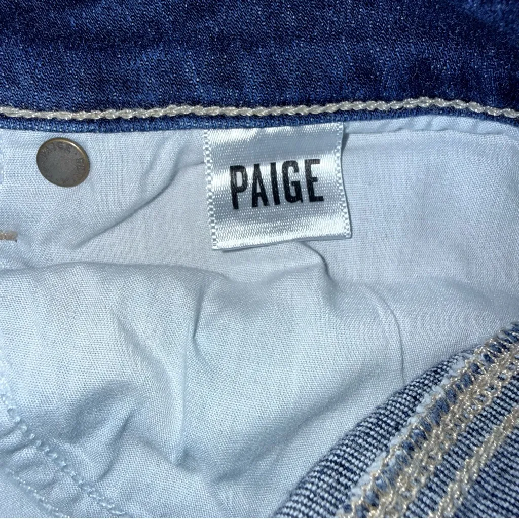 Paige Hoxton Ankle High Rise women’s Distressed Skinny Ankle Jeans Size 31 - Image 9