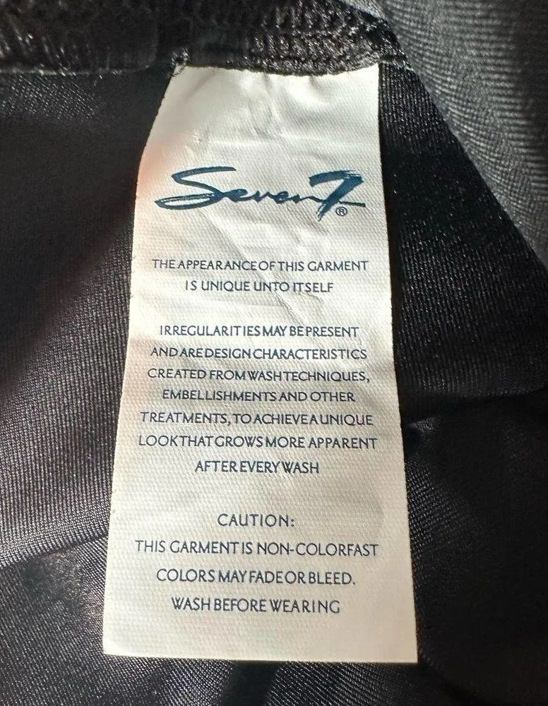 Seven Faux Leather Sculpt Leggings Black Size XXL - Image 8