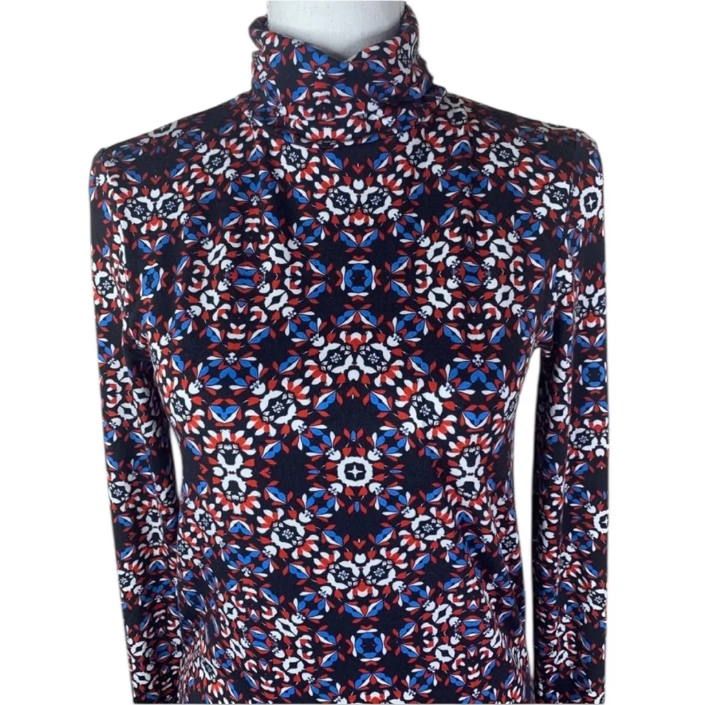 Anthropologie Kenny Mock-Neck Dress by Yumi Kim /Deja Vu Jersey Dress Size XS - Image 5