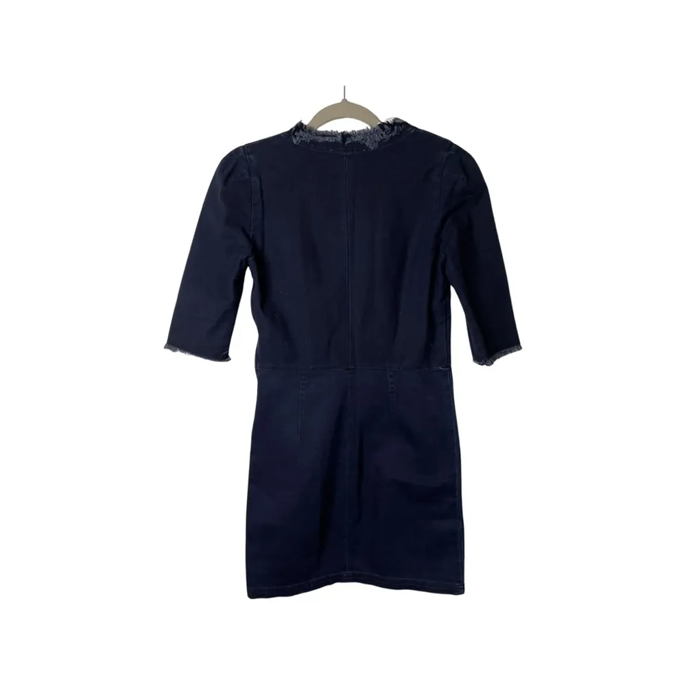 Étoile Isabel Marant Blue Crew Neck Mini Dress sz 1 US XS - Image 2