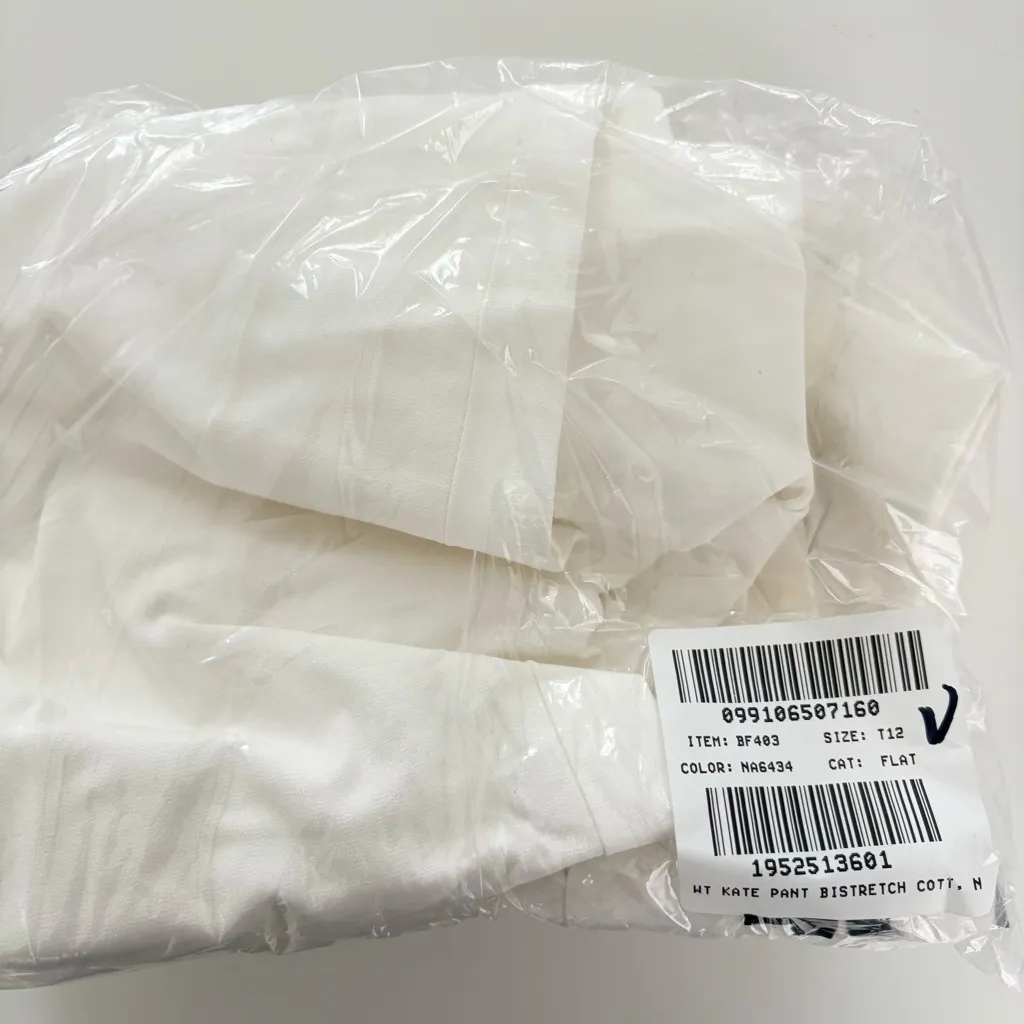 NWT J. Crew Tall Kate Straight-leg pant Bi-stretch Cotton Blend Ivory White - Image 6