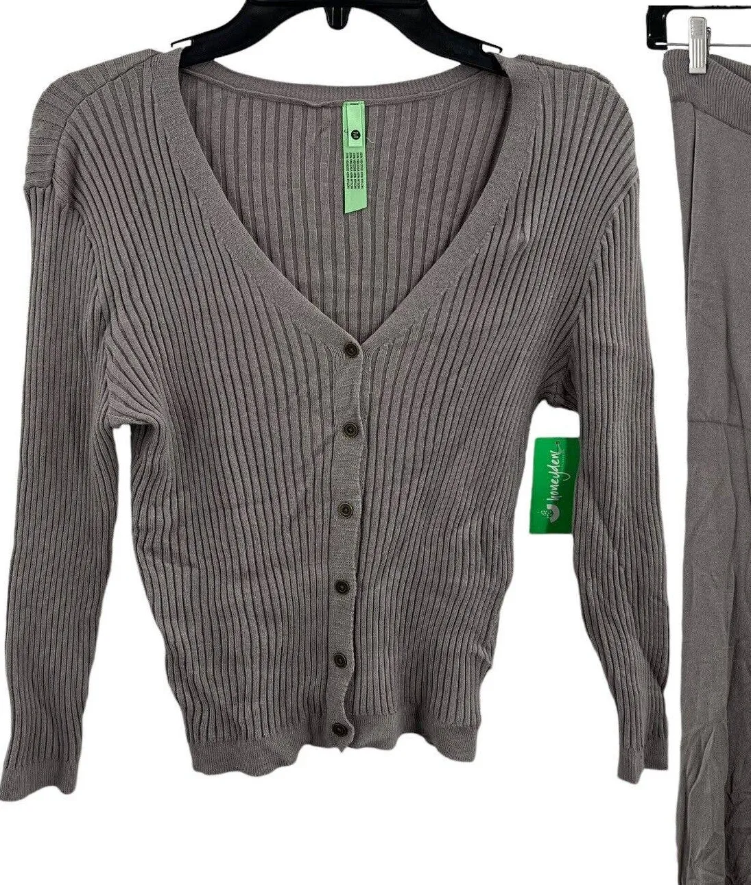 Honeydew Intimates Stay Indoors Lounge Set Grey New Size Large Gray - Image 1