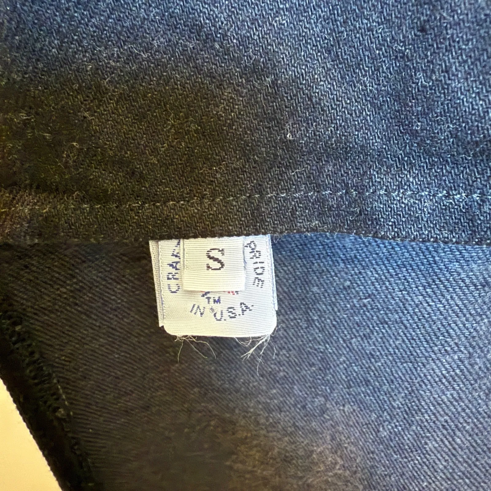 Lorraine Wardy Womens Black Denim Vest Size S Plaid Pocket Detail - Image 3