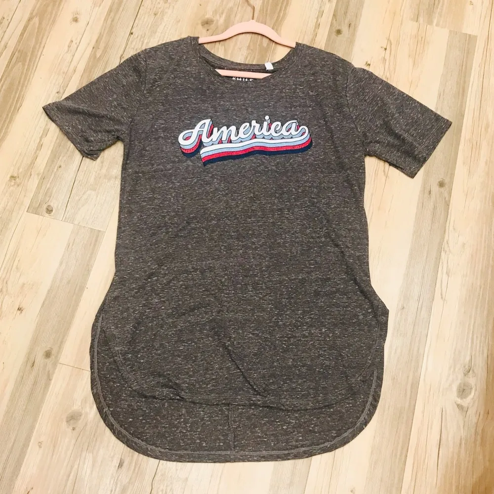Gray Royce Ladies Americana Tee XL - Image 7