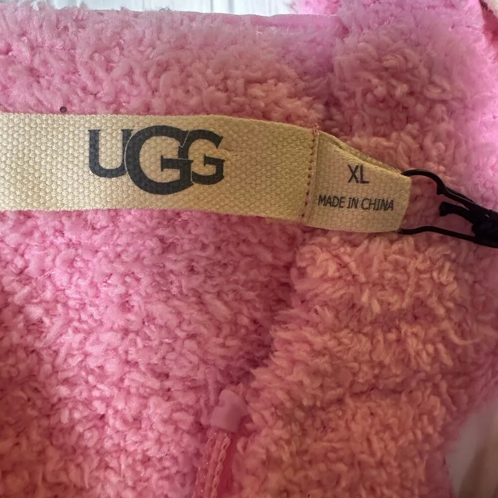 Ugg Pink Hana Zip Hoodie NEW - Image 4