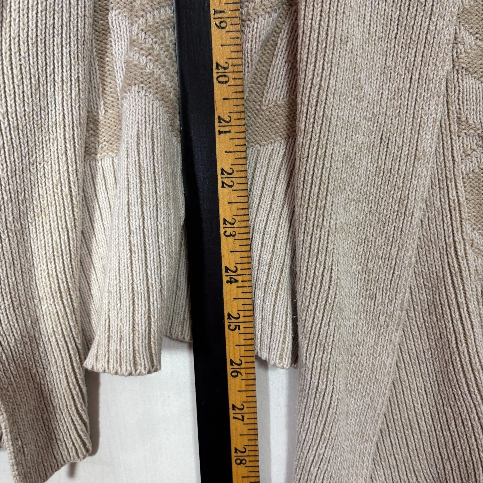 Maurices Open Front Cardigan Women's S Geometric Ribbed Knit Southwest Aztec - Image 6