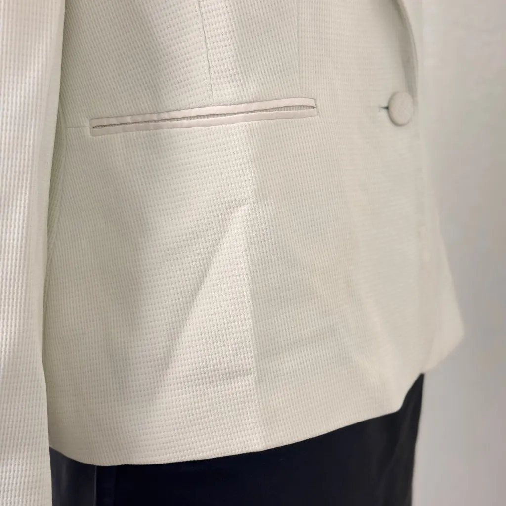 Reiss Cream Women's Blazer Size Large - Image 8