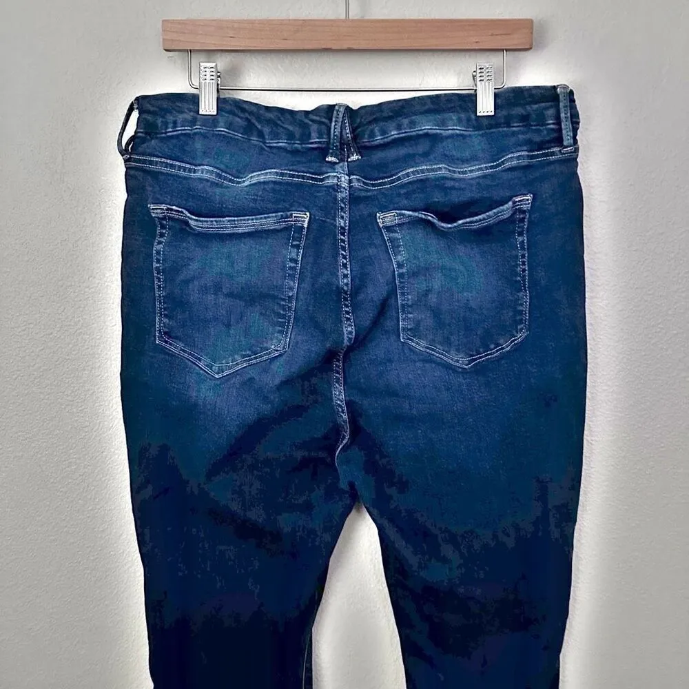 GOOD AMERICAN | Good Legs Dark Wash Skinny Jeans Organic Cotton | Size 18 (plus) - Image 7