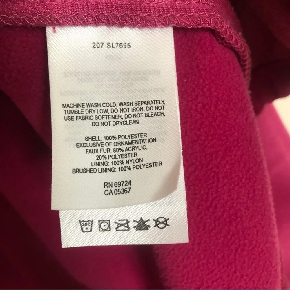 Columbia Sportswear Full Zip Zippered Pockets Mock Neck Sweater Teddy Jacket - Image 10