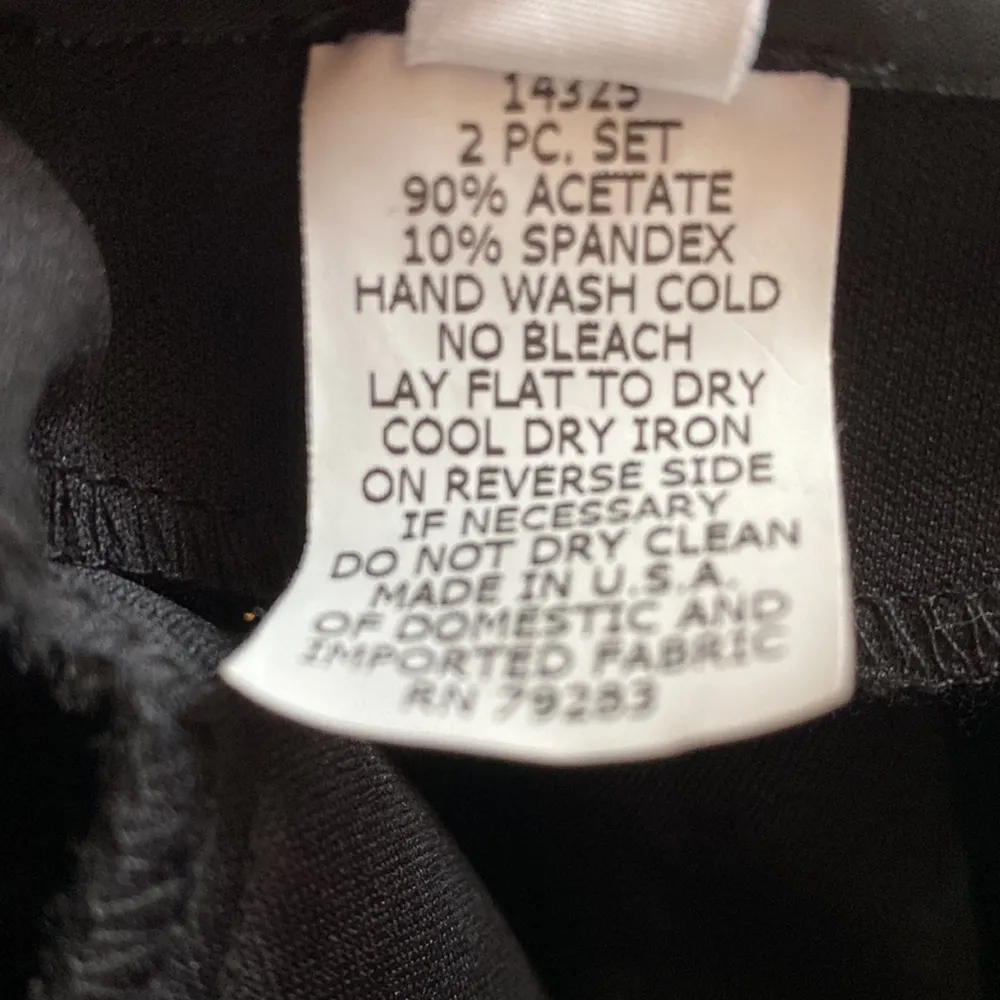 Alex Evenings Two‎ Piece Set New Medium Glitter Floral Fancy Occasion Wedding - Image 8