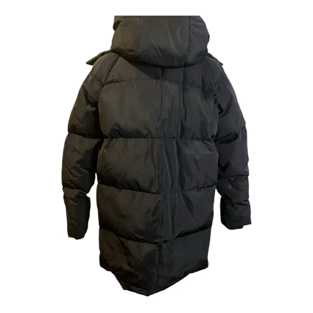 Orolay Thickened Black 700+ Fill Power Down Puffer Jacket Hooded Small - Image 2