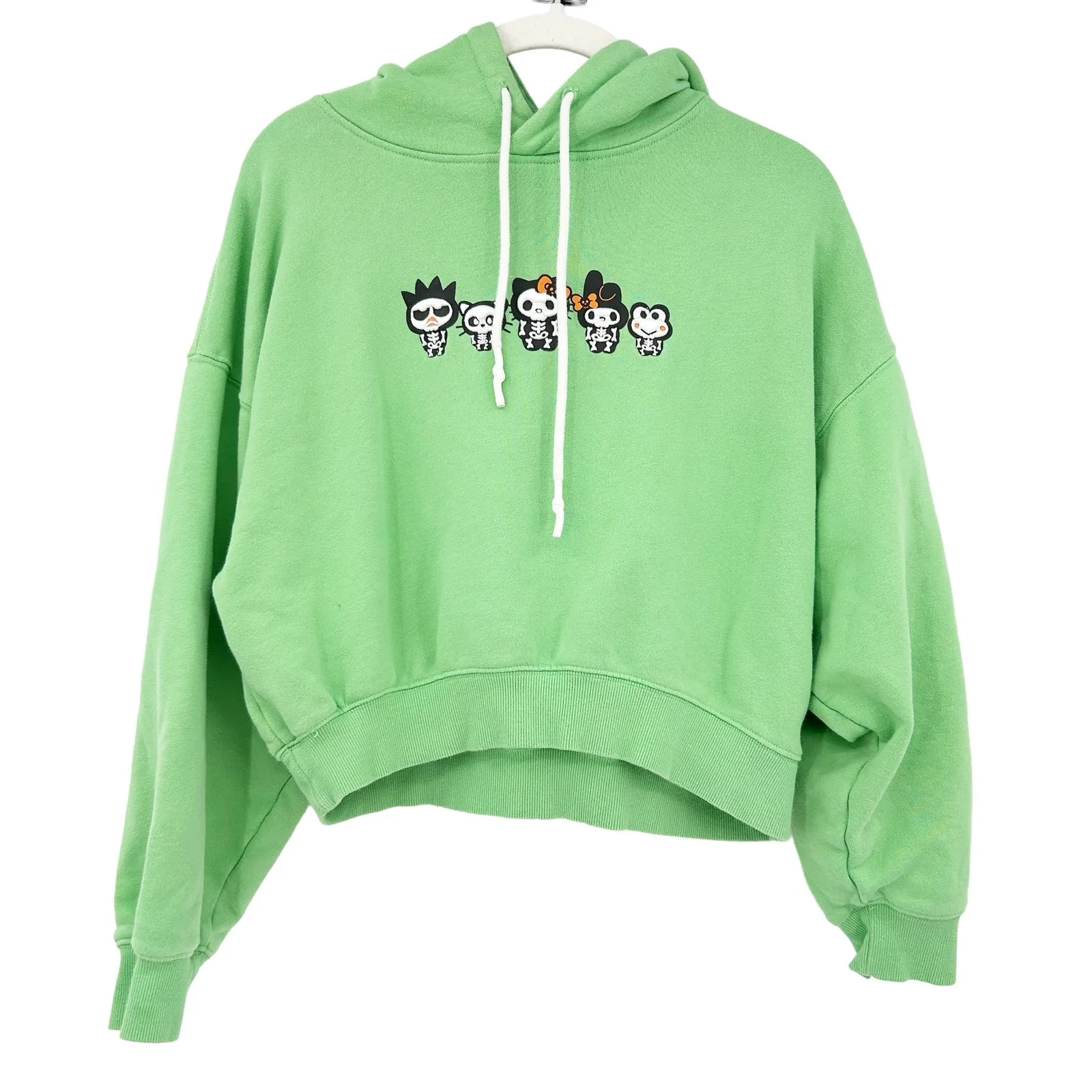 Forever 21 X Hello Kitty &‎ Friends Sanrio Skeleton Hoodie Sweatshirt Size S - Image 2