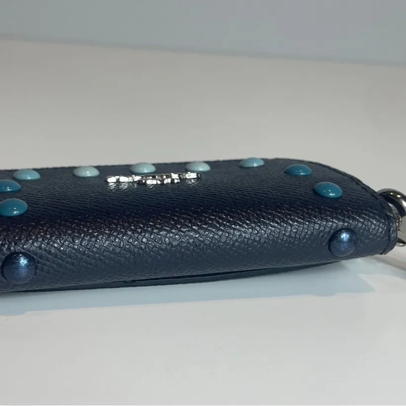 NWOT COACH Rainbow Rivets Card Holder Pouch - Image 7