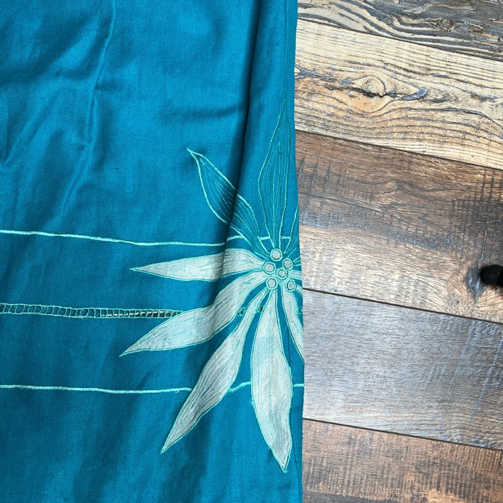 Vintage Michael Alexander shirt and skirt set size medium Blue - Image 12