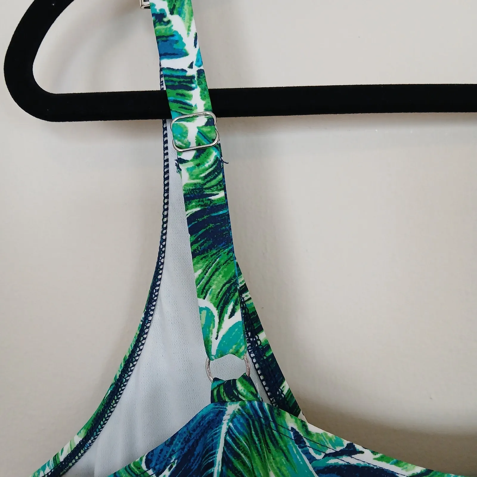 Chaps One Piece Swimsuit Women 22W Tropical Vacation Resort Island Coastal Beach - Image 9