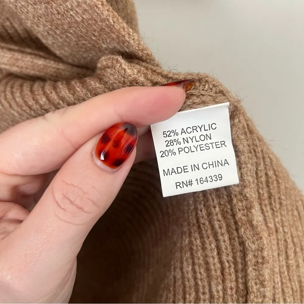 Petal & Pup Dori Light Brown Knit Longline Cardigan L - Image 11