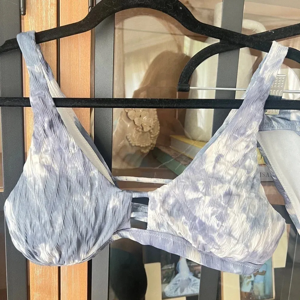 Athleta Bikini Set Tulum Ladder Tie Dye Print boho swimsuit tank top - Image 3