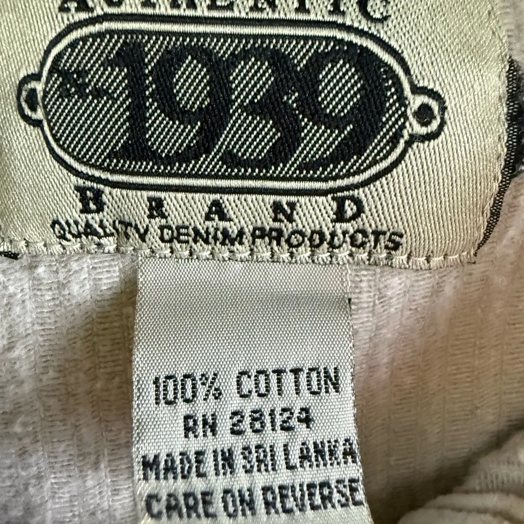 Women's Tan Button Down Shirt Size L - Image 2