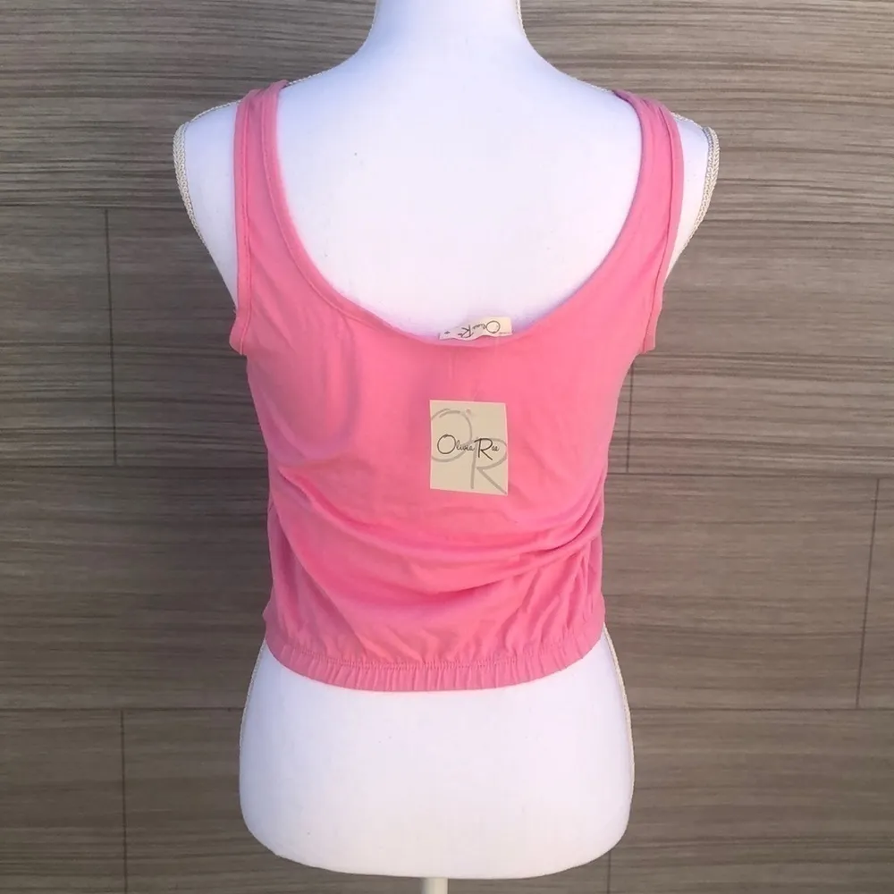 Olivia Rae Pink Tank Top Size M NWT - Image 4