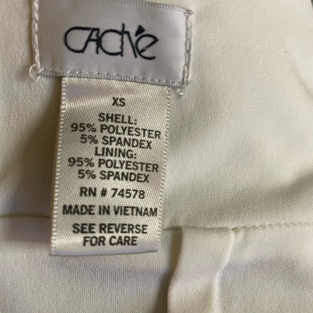 Vintage Cache Y2K Green Tropical Leaf
Print Halter Dress, Size S - Image 8