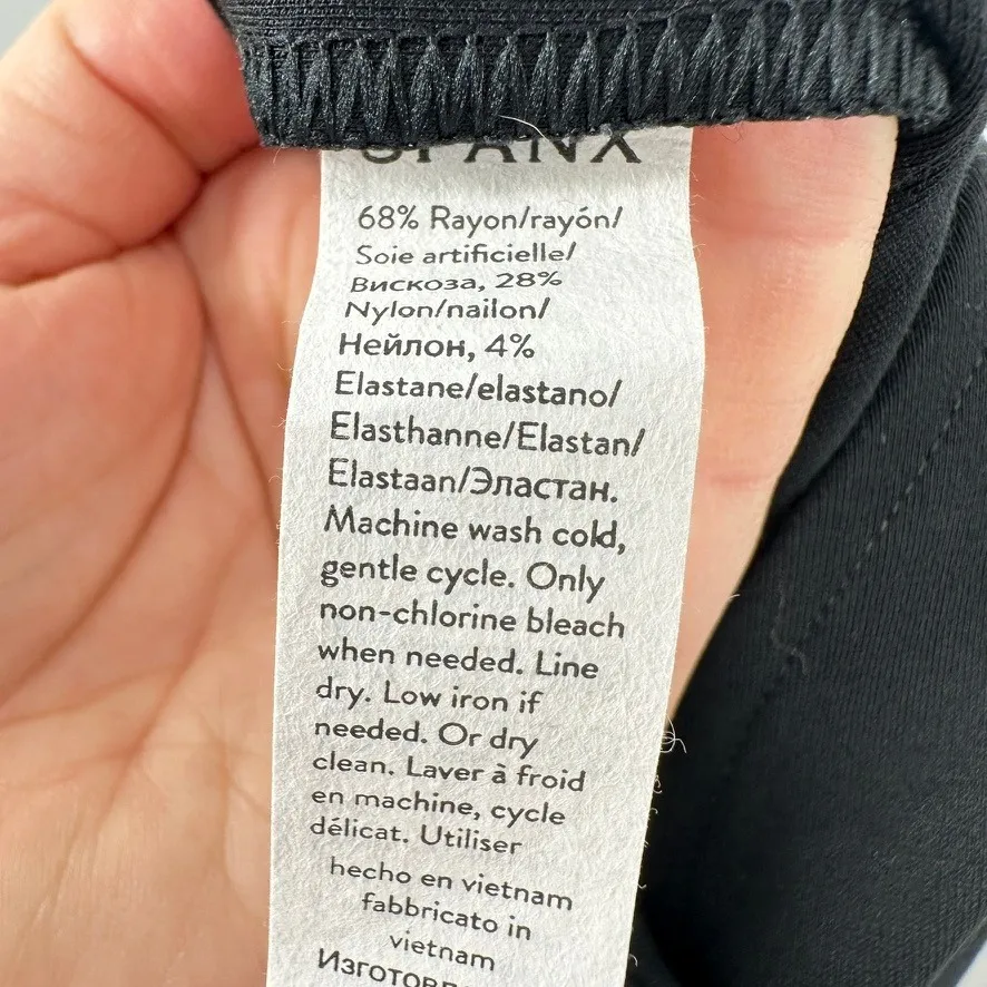 SPANX Perfect Sleeveless Wide Leg Jumpsuit Classic Black 1X Tall NWT Travel - Image 12