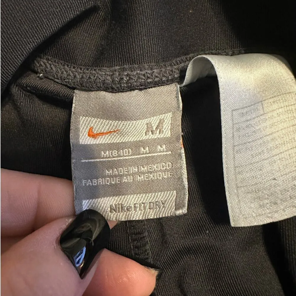 Nike Fit Dry Athletic Pants Women's Size Medium Black Athleisure Workout Active - Image 3